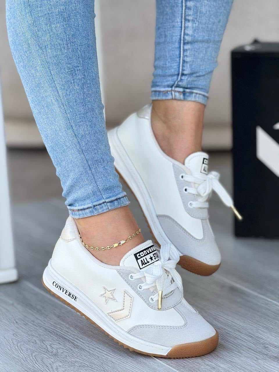 tenis deportivos estilo Converse All Star Dama