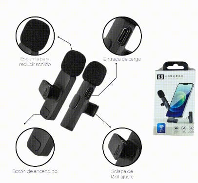 Micrófono K8 Bluetooth