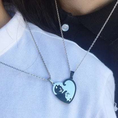 collar gatitos enamorados